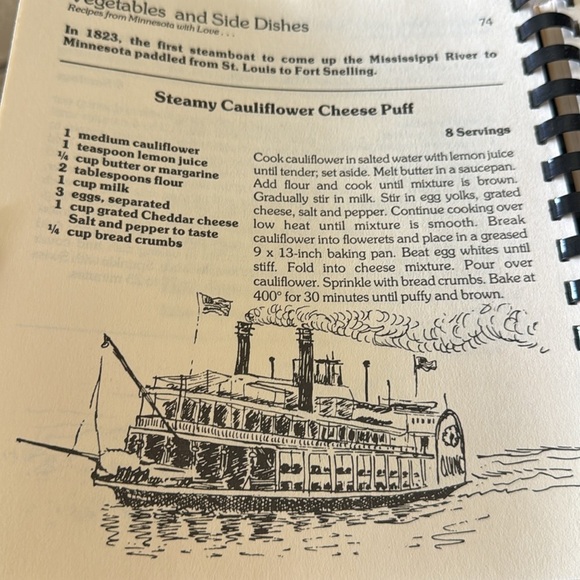 Recipes from Minnesota: with love Vintage 1981 Cookbook Kitchen GUC - Picture 3 of 6